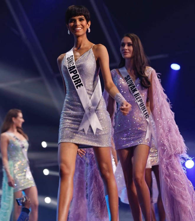 1 mỹ nhân có tóc ngắn ấn tượng như HHen Niê lọt Top 16 Miss Universe, phá bỏ lời nguyền out top suốt 30 năm - Ảnh 3.