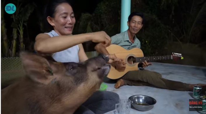 Người phụ nữ miền Tây sống chung nhà với heo, đút trái cây cho ăn, giăng mùng cho ngủ - Ảnh 8.