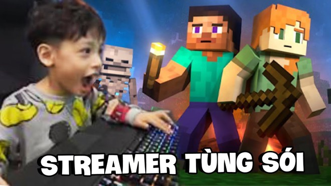 Streamer Tùng Sói chính thức debut, cùng ông bố Độ Mixi chơi Minecraft khiến dân tình ngỡ ngàng về độ đáng yêu - Ảnh 2.