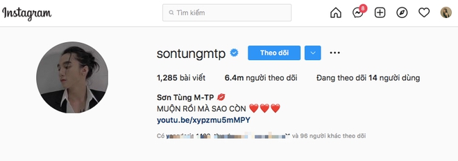 Sơn Tùng M-TP bất ngờ unfollow hơn 160 người trên Instagram, chuyện gì đang xảy ra? - Ảnh 1.