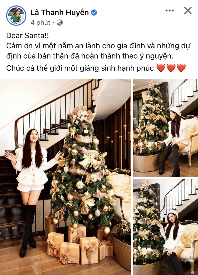 Sao Vbiz tưng bừng đón Noel: Nhà Cường Đô La sống ảo trong biệt thự khủng, hội mỹ nhân thi nhau đọ sắc! - Ảnh 8.