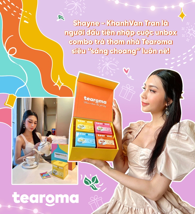 Mê tít hộp quà đậm chất lễ hội “sang - mịn - thơm” từ thương hiệu Trà thơm Tearoma - Ảnh 2.