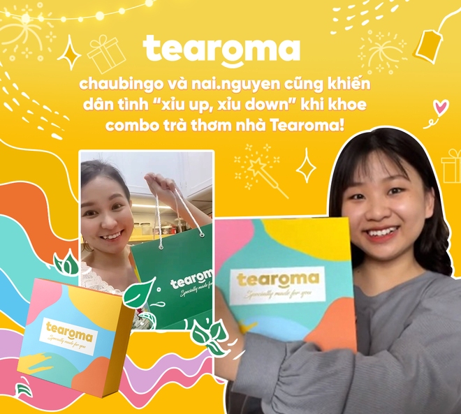 Mê tít hộp quà đậm chất lễ hội “sang - mịn - thơm” từ thương hiệu Trà thơm Tearoma - Ảnh 4.