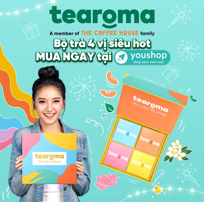 Mê tít hộp quà đậm chất lễ hội “sang - mịn - thơm” từ thương hiệu Trà thơm Tearoma - Ảnh 5.
