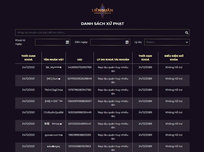 Li&ecirc;n Qu&acirc;n Mobile: Kh&ocirc;ng phải hack map, đ&acirc;y mới l&agrave; h&agrave;nh vi bị Garena kh&oacute;a t&agrave;i khoản nhiều nhất hiện nay - Ảnh 1.