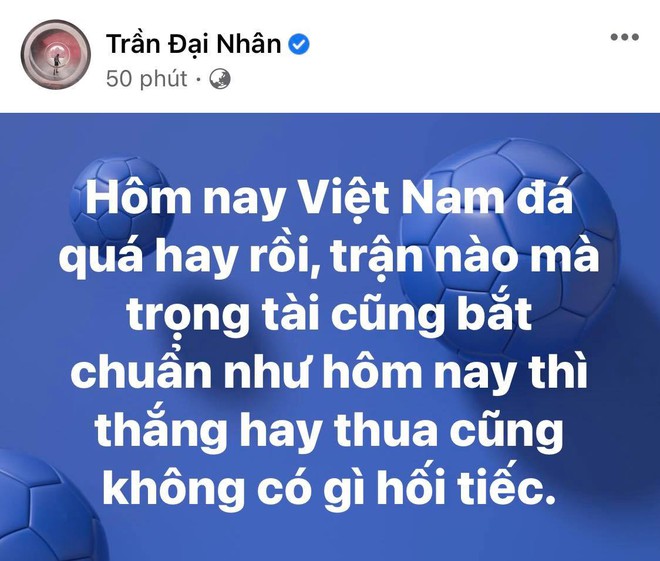 Sao Vbiz đồng loạt lên tiếng về tuyển Việt Nam sau trận thua trước Thái Lan: Chi Dân - Khắc Việt chung 1 quan điểm! - Ảnh 5.