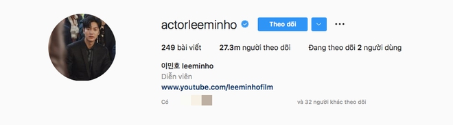 Một thành viên BTS vượt mặt Lee Min Ho, trở thành nam nghệ sĩ có lượng follower Instagram khủng nhất xứ Hàn - Ảnh 1.