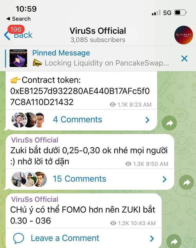 Lan truyền hàng loạt tin nhắn của ViruSs trong group chat Telegram, nội dung có gì mà bị gắn mác lùa gà? - Ảnh 4.