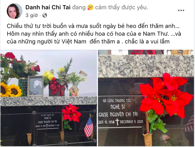 Vừa thở phào khi NS Hoài Linh được minh oan, Nam Thư vội sang Mỹ làm điều này cho cố NS Chí Tài? - Ảnh 2.