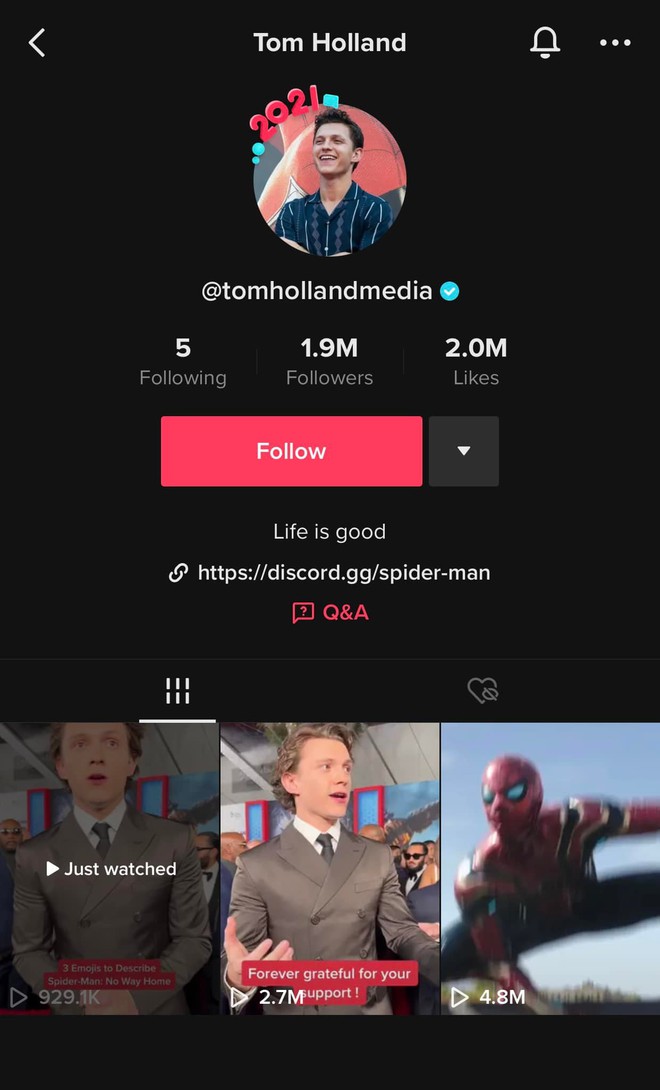 Tài khoản TikTok có tick xanh của Tom Holland và Zendaya bị chính chủ bóc là hàng fake, chuyện gì đây? - Ảnh 2.