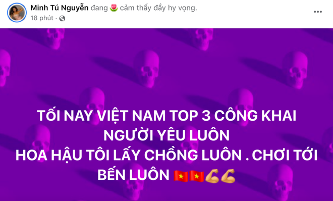 Minh Tú ơi, Thuỳ Tiên đạt Hoa hậu rồi, lấy chồng thôi!