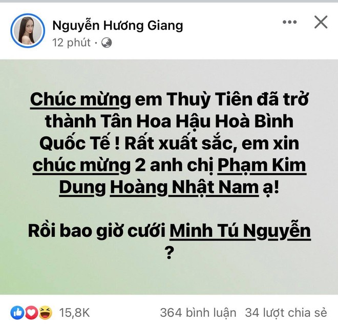 Quốc Trường, Phương Khánh và dàn sao Việt vỡ oà trước chiến thắng mỹ mãn của Tân Miss Grand Thuỳ Tiên - Ảnh 15.