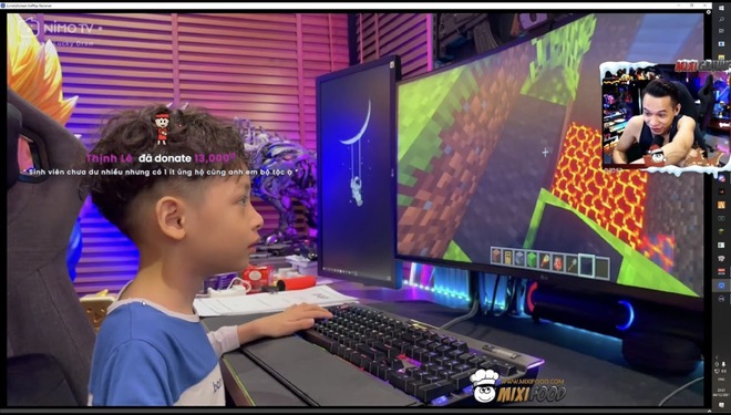 Quý tử Độ Mixi Tùng Sói chứng minh khả năng chơi game dù chỉ mới 5 tuổi, liệu đây có phải là thần đồng Minecraft tương lai? - Ảnh 4.