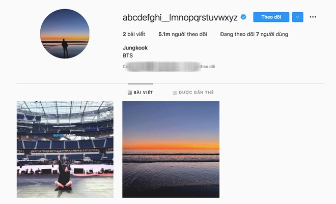 Jungkook (BTS) vừa lập tài khoản Instagram đã leo lên ngay top 1, soi tên lại càng sốc vì bê nguyên cả bảng chữ cái? - Ảnh 2.