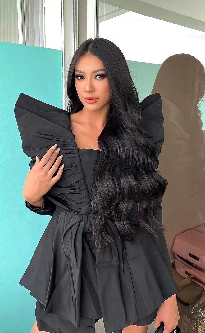 Kim Duyên lên outfit vòng phỏng vấn kín Miss Universe, netizen tranh cãi vì chi tiết giống Khánh Vân? - Ảnh 5.