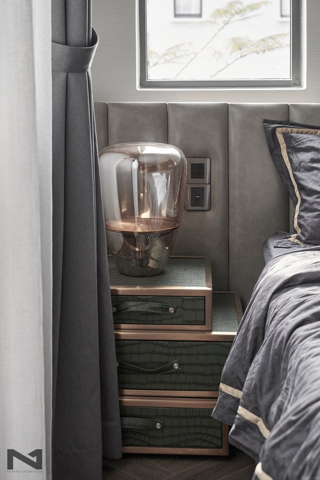 Villa 2 mặt tiền decor có khác: Ngoài hiên phủ cây xanh, bên trong càng hút mắt với phòng khách và bếp hiện đại - Ảnh 7.