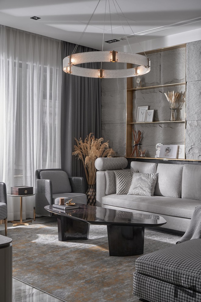 Villa 2 mặt tiền decor có khác: Ngoài hiên phủ cây xanh, bên trong càng hút mắt với phòng khách và bếp hiện đại - Ảnh 2.