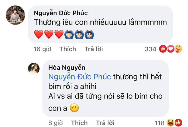 Mới công khai quý tử, Hoà Minzy đã đòi quà Đức Phúc và tiện “bóc phốt” luôn Erik thất hứa với cháu cưng - Ảnh 2.