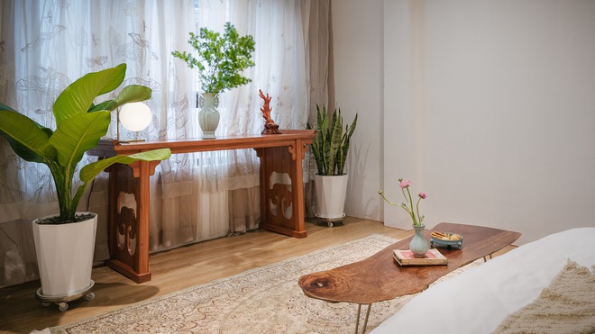 Ngôi nhà được cải tạo theo phong cách Viên lâm Á Đông: Ít đồ đạc, ít trang trí và ít màu sắc, sáng thoáng đặt làm đầu - Ảnh 9.