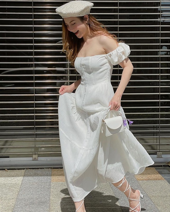 5 mẫu giày hoàn hảo để mix với váy trắng: Vừa tôn dáng hết cỡ, vừa tăng gấp mấy lần vẻ tinh tế và sang chảnh - Ảnh 4.
