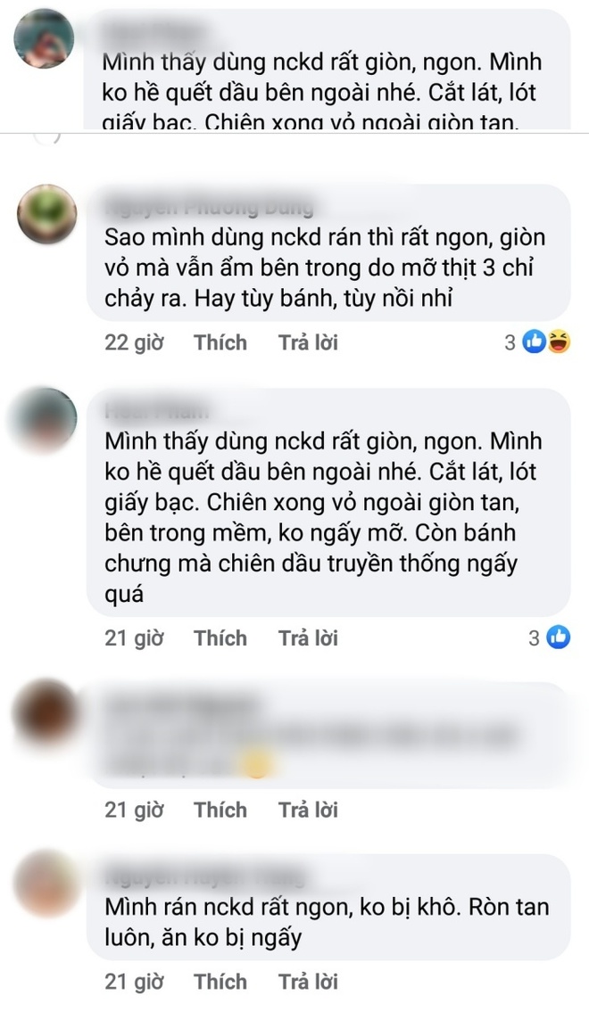 Có nên rán bánh chưng bằng nồi chiên không dầu? - câu hỏi khiến cư dân mạng chia làm 2 phe trong những ngày gần đây - Ảnh 3.