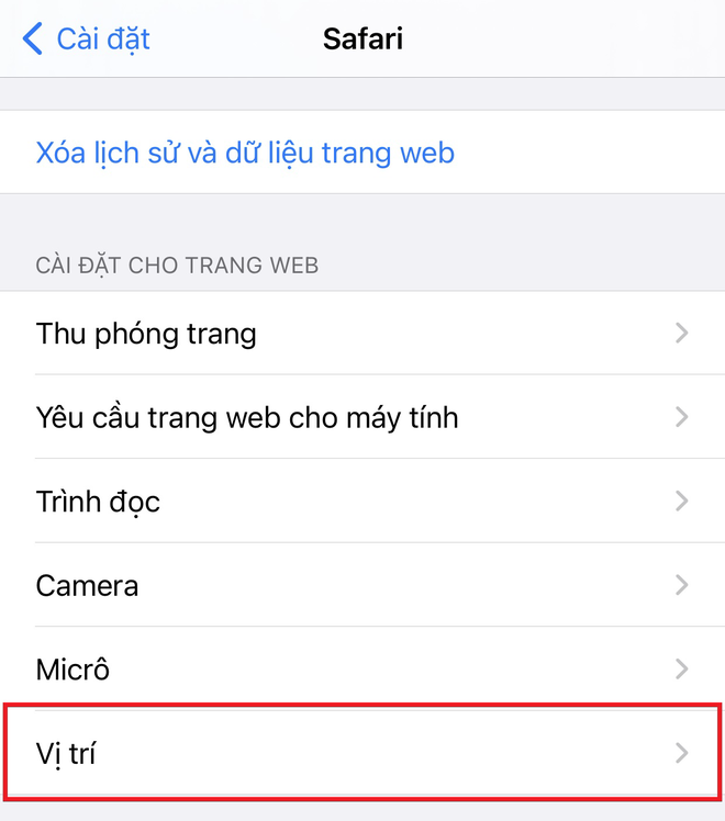 Safari hiển thị pop-up và yêu cầu chia sẻ vị trí trên iPhone, đây là cách trị dứt điểm! - Ảnh 4.