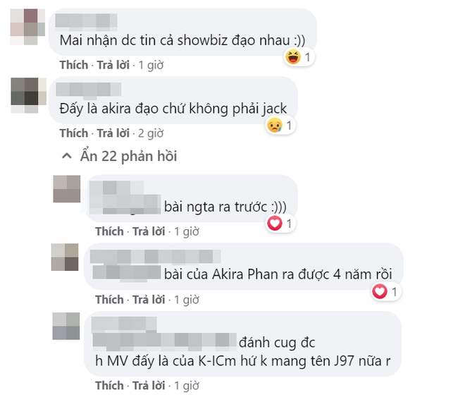 Jack lên thớt thế chỗ Sơn Tùng M-TP: Em Gì Ơi hồi chung đôi với K-ICM bỗng bị soi đạo nhạc Akira Phan? - Ảnh 6. Jack lên thớt thế chỗ Sơn Tùng M-TP: Em Gì Ơi hồi chung đôi với K-ICM bỗng bị soi đạo nhạc Akira Phan? - Ảnh 6.