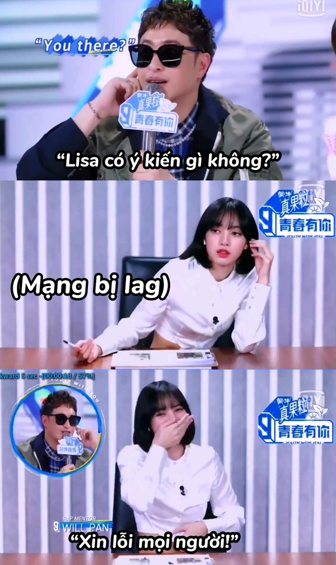 Lisa đơ như cây cơ vì mạng bị lag ở Thanh Xuân Có Bạn khiến fan cười xỉu - Ảnh 7.