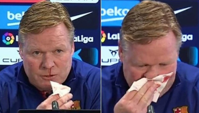 Thầy Messi bất ngờ chảy máu mũi trong lúc họp báo, nguyên nhân xuất phát từ căn bệnh nguy hiểm - Ảnh 1.