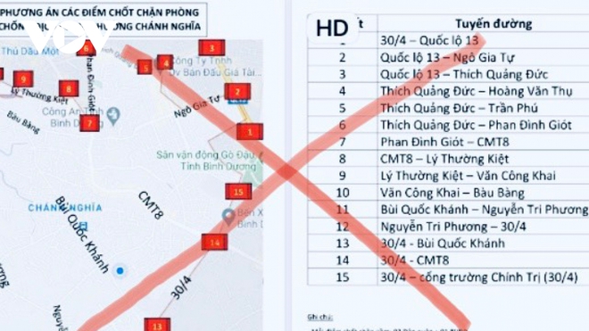 Thông tin cách ly thêm một số phường ở Thủ Dầu Một (Bình Dương) là giả - Ảnh 1.