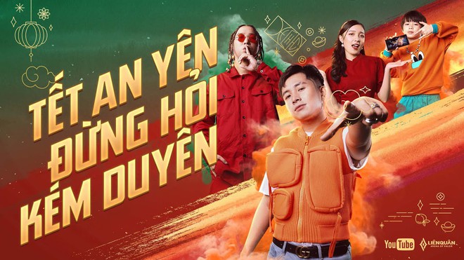 Ricky Star bắn rap cùng mỹ nữ làng game trong MV Tết, không chỉ hài hước mà còn mang thông điệp sâu sắc - Ảnh 1.