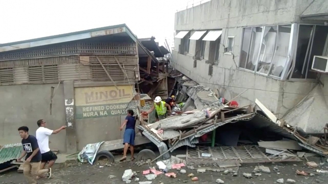 Động đất mạnh 6,3 độ tại Philippines, cảnh báo dư chấn và thiệt hại - Ảnh 1.
