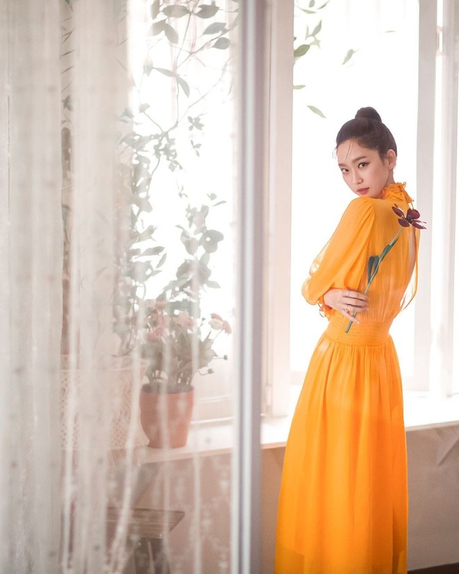 Sốc visual bộ ảnh rich kid xấc láo nhất Penthouse Han Ji Hyun hồi làm mẫu váy cưới: Xinh điên đảo, ở ngoài khác hẳn trên phim - Ảnh 9.