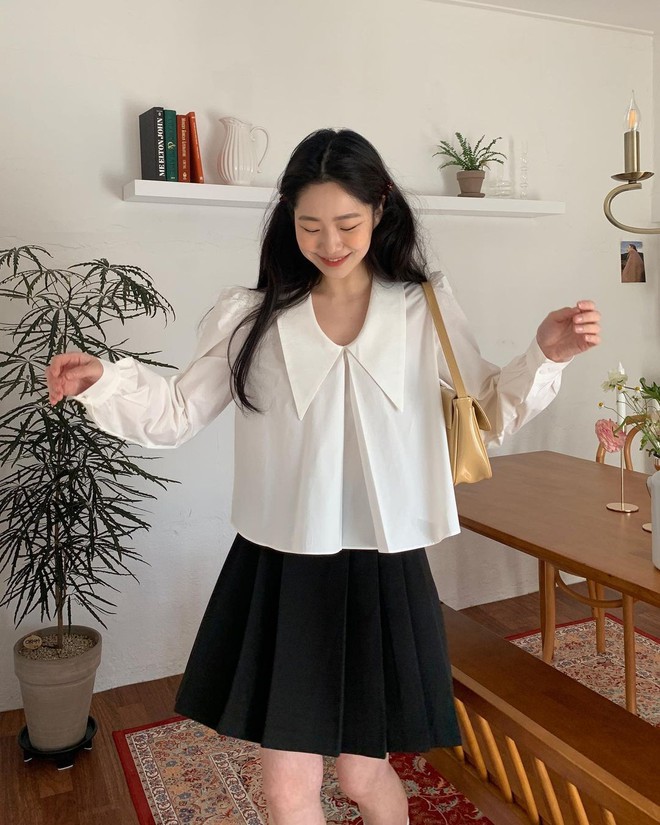 Đi mua &aacute;o blouse, chị em cứ chọn 4 kiểu cổ &aacute;o n&agrave;y l&agrave; cực chuẩn trend v&agrave; điểm sang chảnh tăng 10 lần - Ảnh 2.