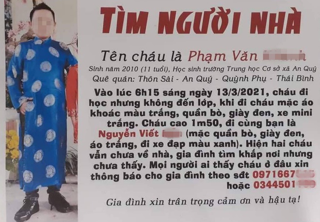 2 học sinh lớp 5 đạp xe 140km trốn nhà từ Thái Bình vào Thanh Hoá và câu chuyện xúc động phía sau - Ảnh 2. 2 học sinh lớp 5 đạp xe 140km trốn nhà từ Thái Bình vào Thanh Hoá và câu chuyện xúc động phía sau - Ảnh 2.