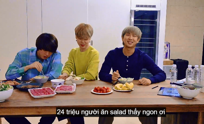 Nêu quan điểm về việc ăn salad nhưng bị phản đối kịch liệt, RM (BTS) cúi đầu xin lỗi ngay trên sóng livestream? - Ảnh 6.