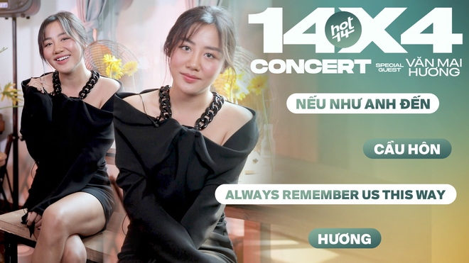Lâu lắm rồi mới nghe Văn Mai Hương hát Nếu Như Anh Đến, còn Cầu Hôn rồi live luôn ca khúc mới nhất quá mượt tại 14x4 Concert - Ảnh 1.