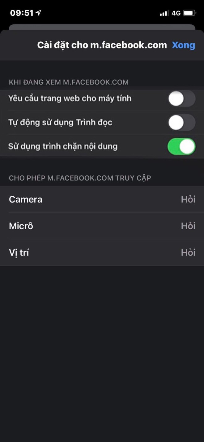 Đây là cách kiểm soát quyền theo dõi qua camera, micro khi truy cập vào các trang web trên iPhone - Ảnh 2.