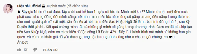 Diệu Nhi: Xin lỗi nếu ai nói mình đến Sao Nhập Ngũ để làm trò - Ảnh 6.