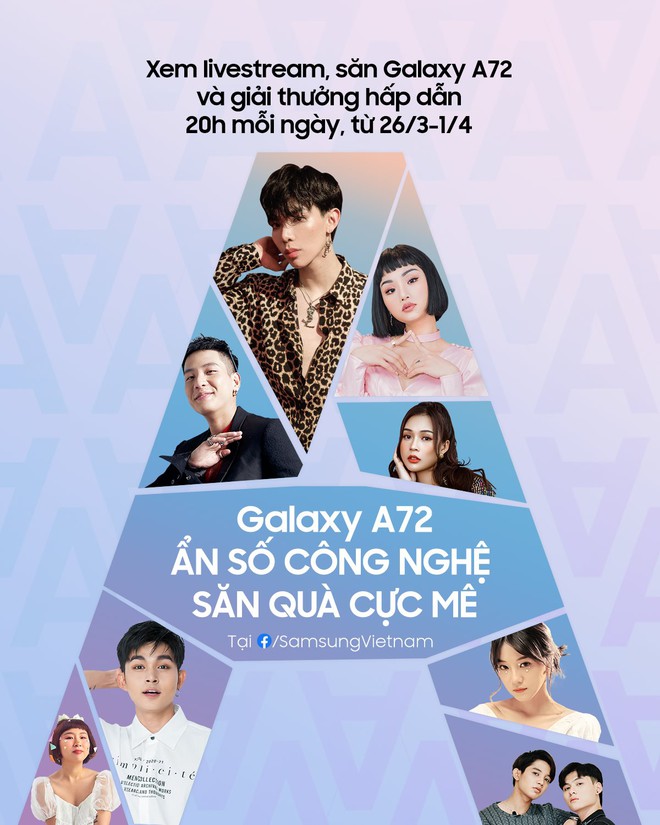 Chỉ cần like, share, b&igrave;nh luận ở cuộc thi n&agrave;y, bạn sẽ c&oacute; cơ hội nhận tới 7 chiếc Galaxy A72 ho&agrave;n to&agrave;n mới - Ảnh 1.