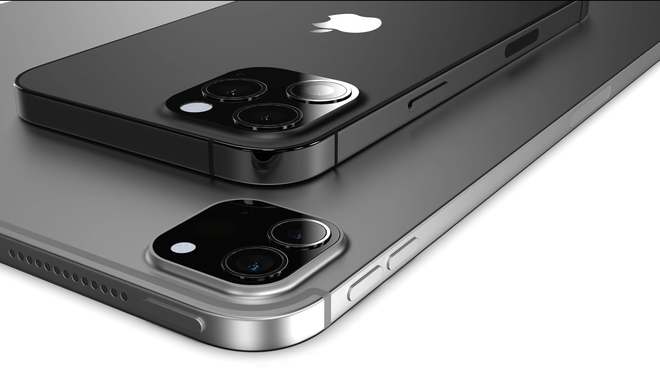 Lộ ảnh concept iPhone 13 với màu hoàn toàn mới, khung thép chống xước cực xịn - Ảnh 2.