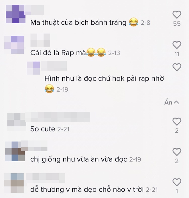 AMEE trổ tài vừa ăn vừa rap, netizen có ngay lời bình: Dẹo dẹo dễ thương nhưng giọng này chỉ nên hát thôi - Ảnh 5.