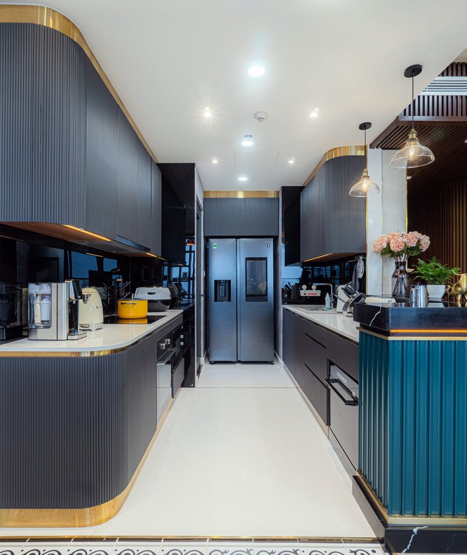 KTS mạnh tay chơi 4 phong cách cho căn hộ Vinhomes: Indochine kết hợp Wabi Sabi, thêm chút &quot;resort&quot; và có cả Art Deco - Ảnh 10.