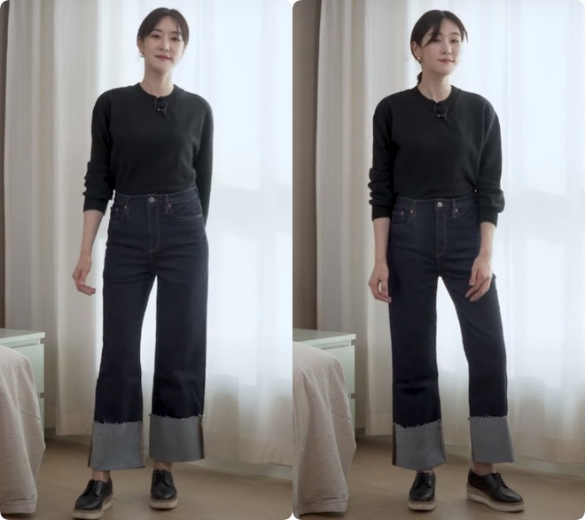 Nàng blogger Hàn tố cáo 4 loại quần jeans dễ dìm dáng chị em, hé lộ kiểu quần dễ mặc nịnh mắt nhất - Ảnh 12.