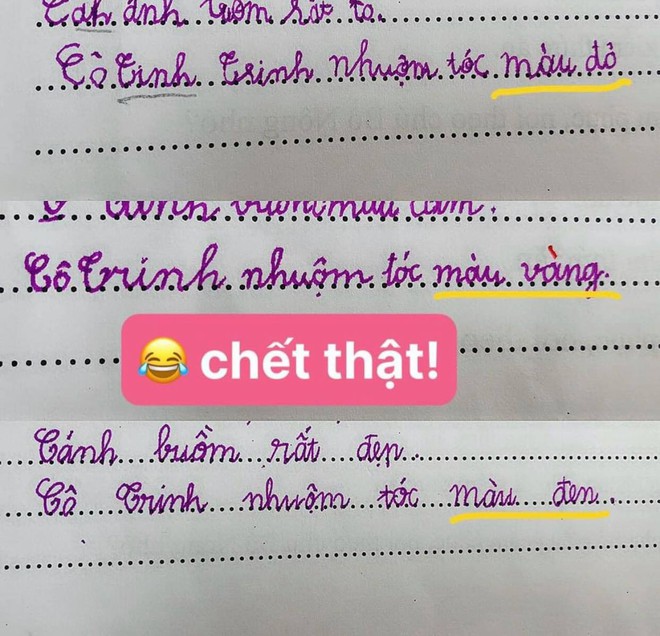 Học trò lớp 1 trổ tài làm bài tập tiếng Việt siêu lầy, đến giáo viên cũng phải thốt lên: Cười tắc thở mất! Đi dạy như tấu hài - Ảnh 9.