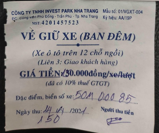 Nha Trang kiểm tra thông tin phí giữ xe khách du lịch 150.000 đồng/đêm - Ảnh 2.