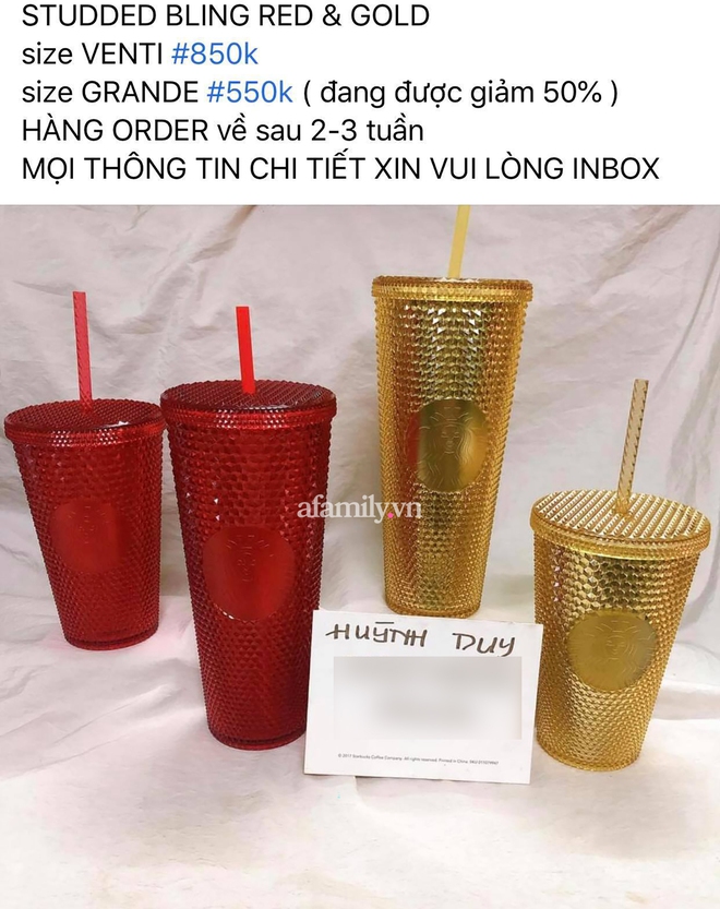 Ngã ngửa vì hiện tượng đầu cơ ly Starbucks, giá tăng chóng mặt một cách khó hiểu đến mức mua 1 triệu - bán lại tận 20 triệu cho 2 chiếc ly nhựa cũng cháy hàng - Ảnh 10.