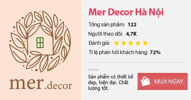 4 shop bán đồ decor nhà cửa siêu đẹp trên Shopee, giá lại rẻ bất ngờ - Ảnh 1.