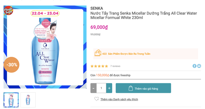 Bạt ngàn mỹ phẩm hot hit sale “khủng” đón lễ: Giảm đến 50%, chị em “hốt” ngay là siêu hời - Ảnh 9. Bạt ngàn mỹ phẩm hot hit sale “khủng” đón lễ: Giảm đến 50%, chị em “hốt” ngay là siêu hời - Ảnh 9.