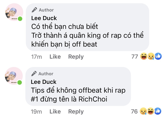 RichChoi đáp trả liên tục trên mạng xã hội trước tin đồn Rap Việt dìm hàng, khẳng định không hề off beat! - Ảnh 3.